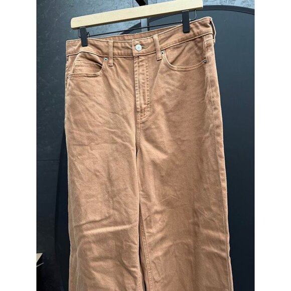 Old Navy Brown Extra High-Rise Wide Leg Pants - Picture 2 of 5
